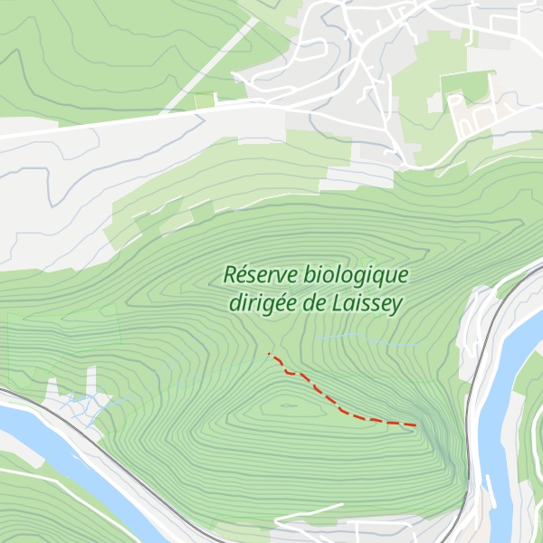 Map of Montagne Notre-Dame d'Aigremont