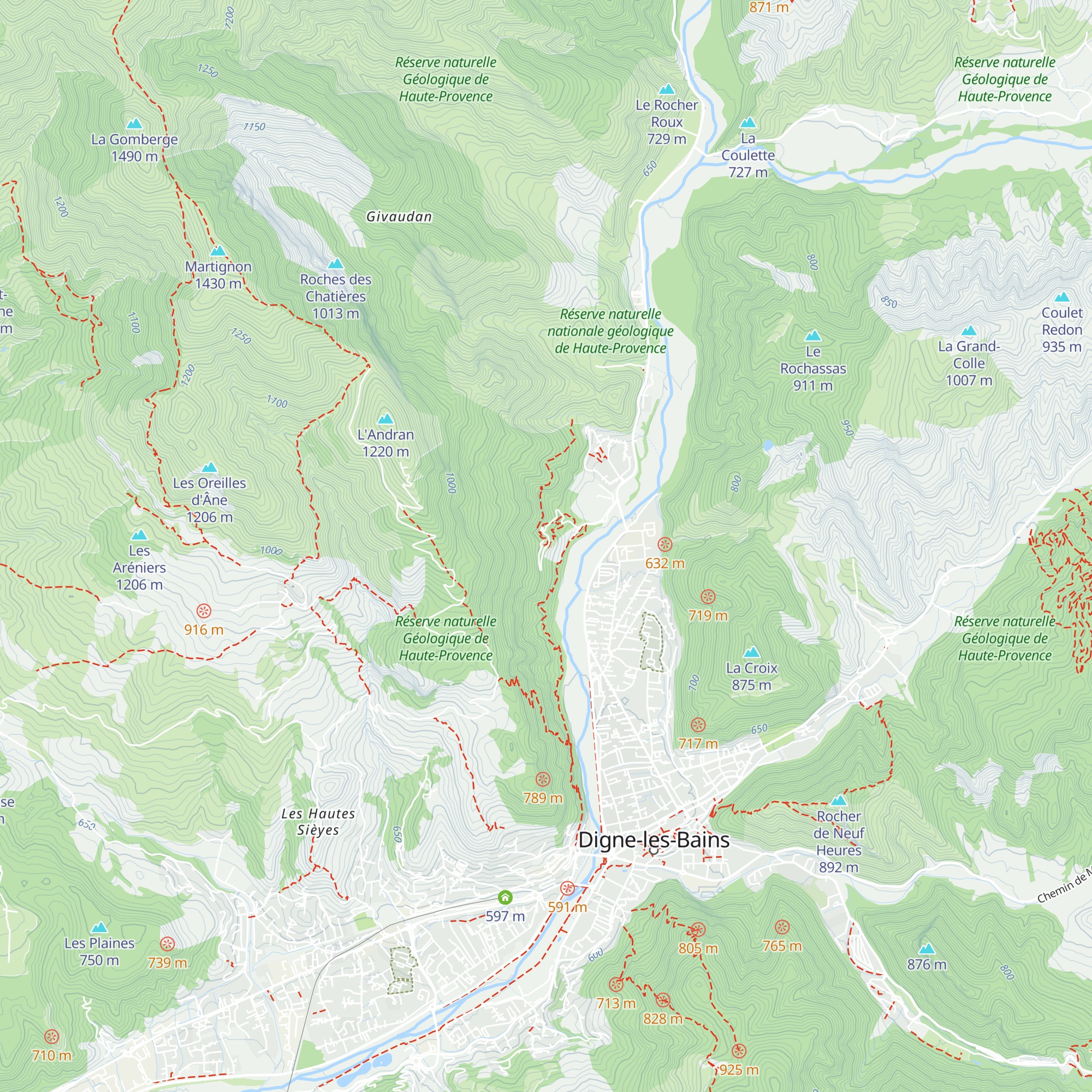 Atelier d'artiste map