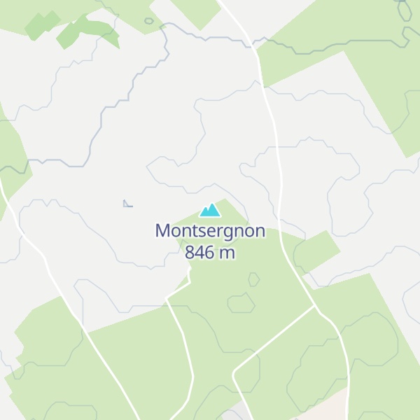 Map of Montsergnon