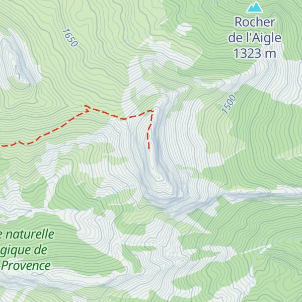 Map of Cloche de Barles