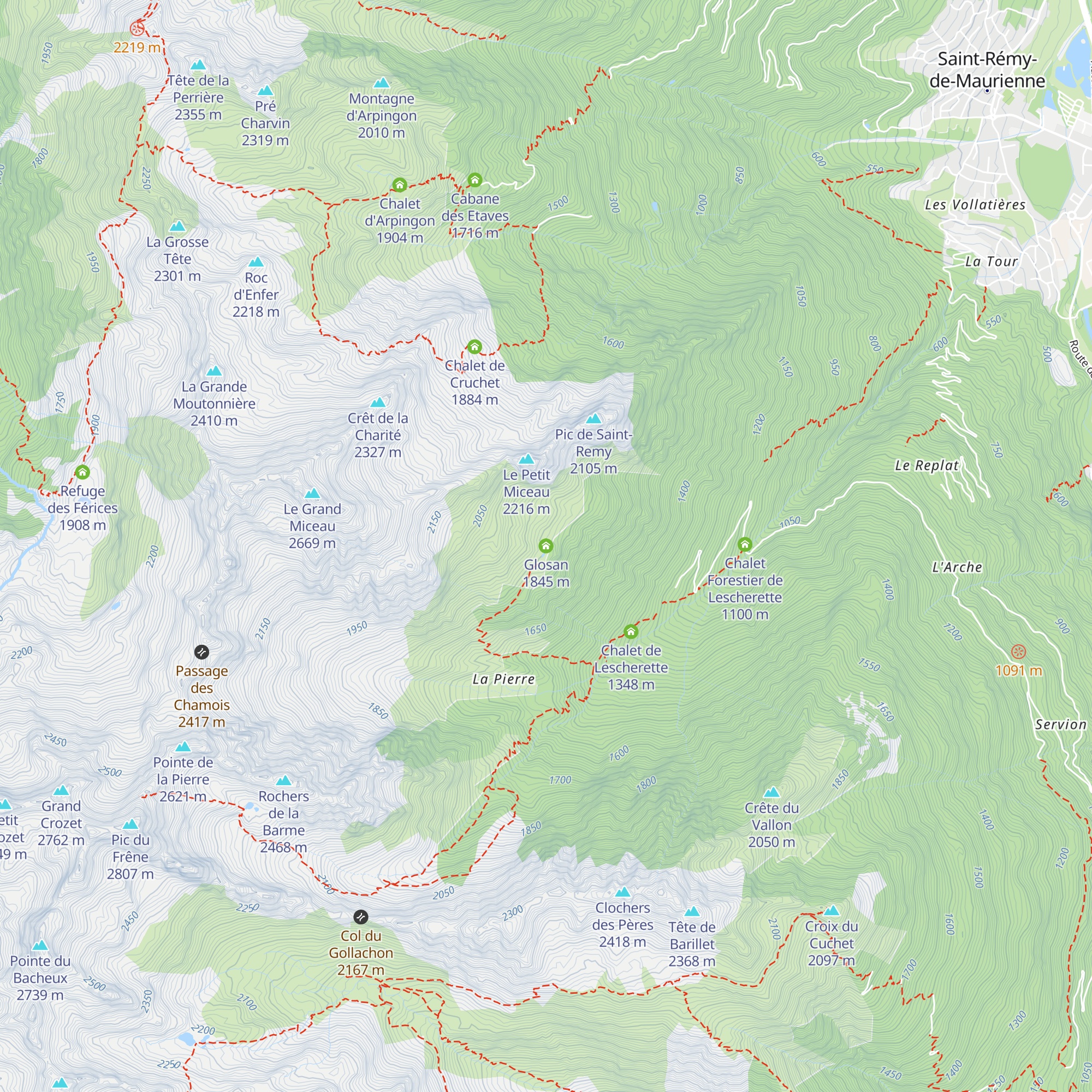 Glosan map