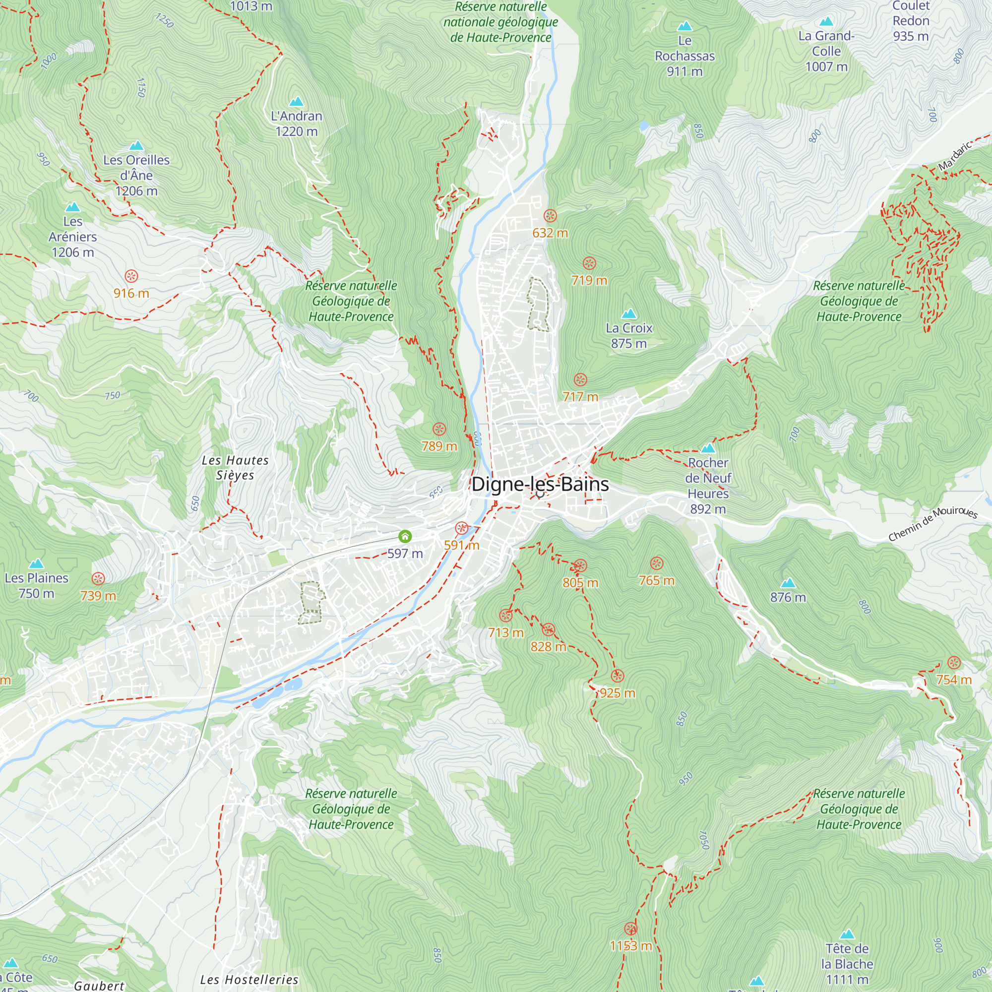 Office de tourisme de Digne-les-Bains et du Pays Dignois map