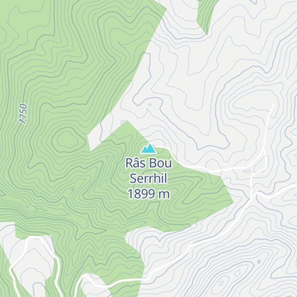 Map of Râs Bou Serrhil