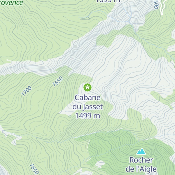 Map of Cabane du Jasset