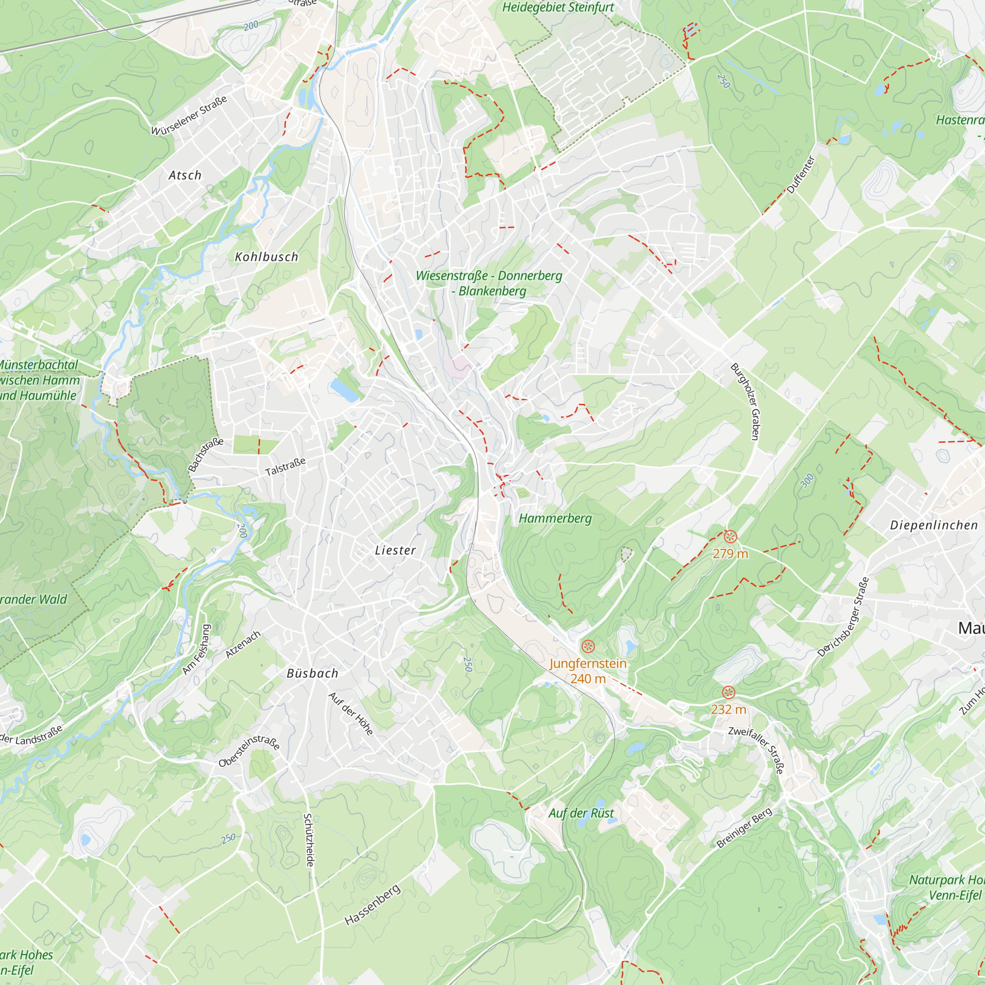 Tourist-Information Stadt Stolberg map