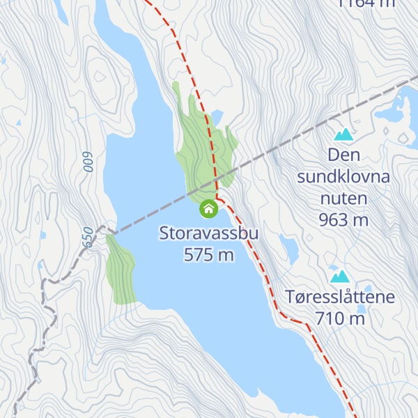 Map of Storavassbu