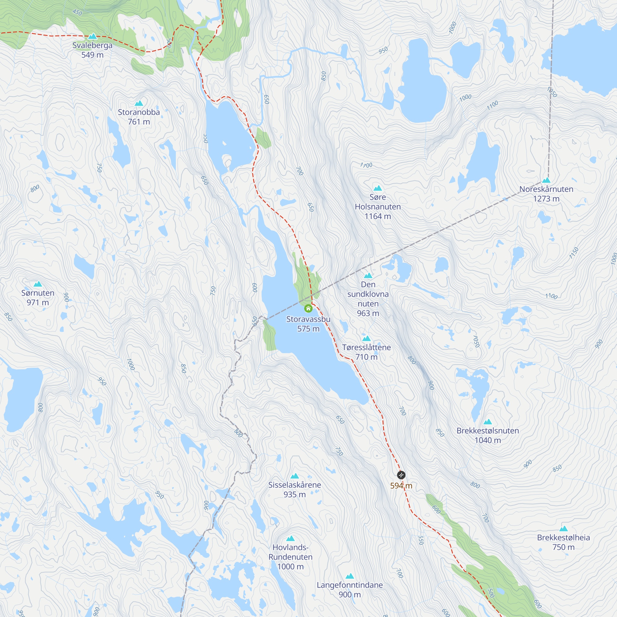 Storavassbu map