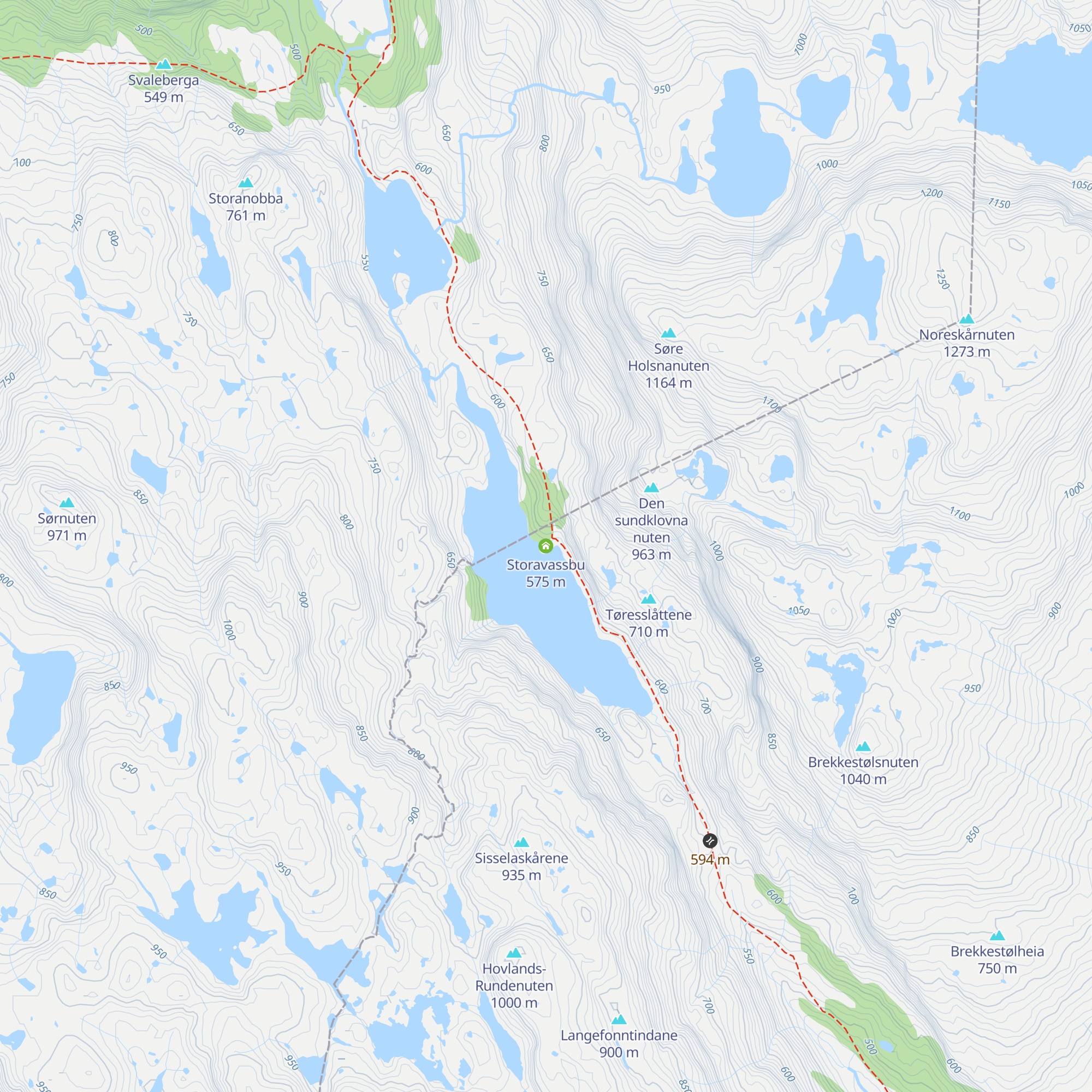 Storavassbu map