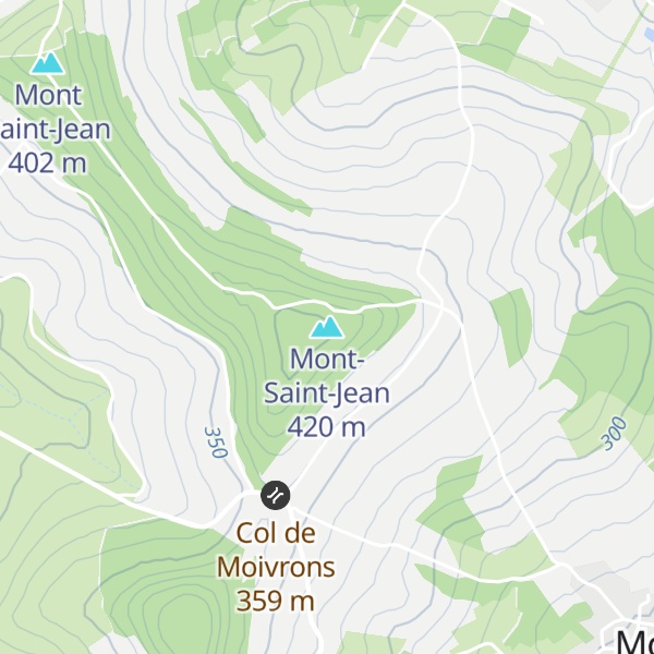 Map of Mont-Saint-Jean