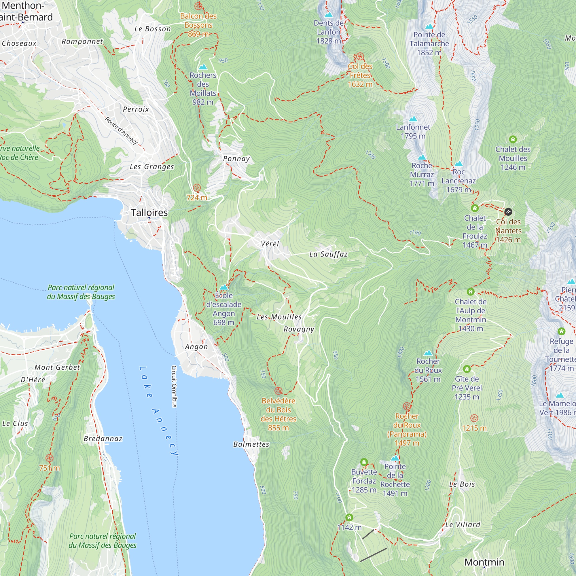 Cabane Nounours map