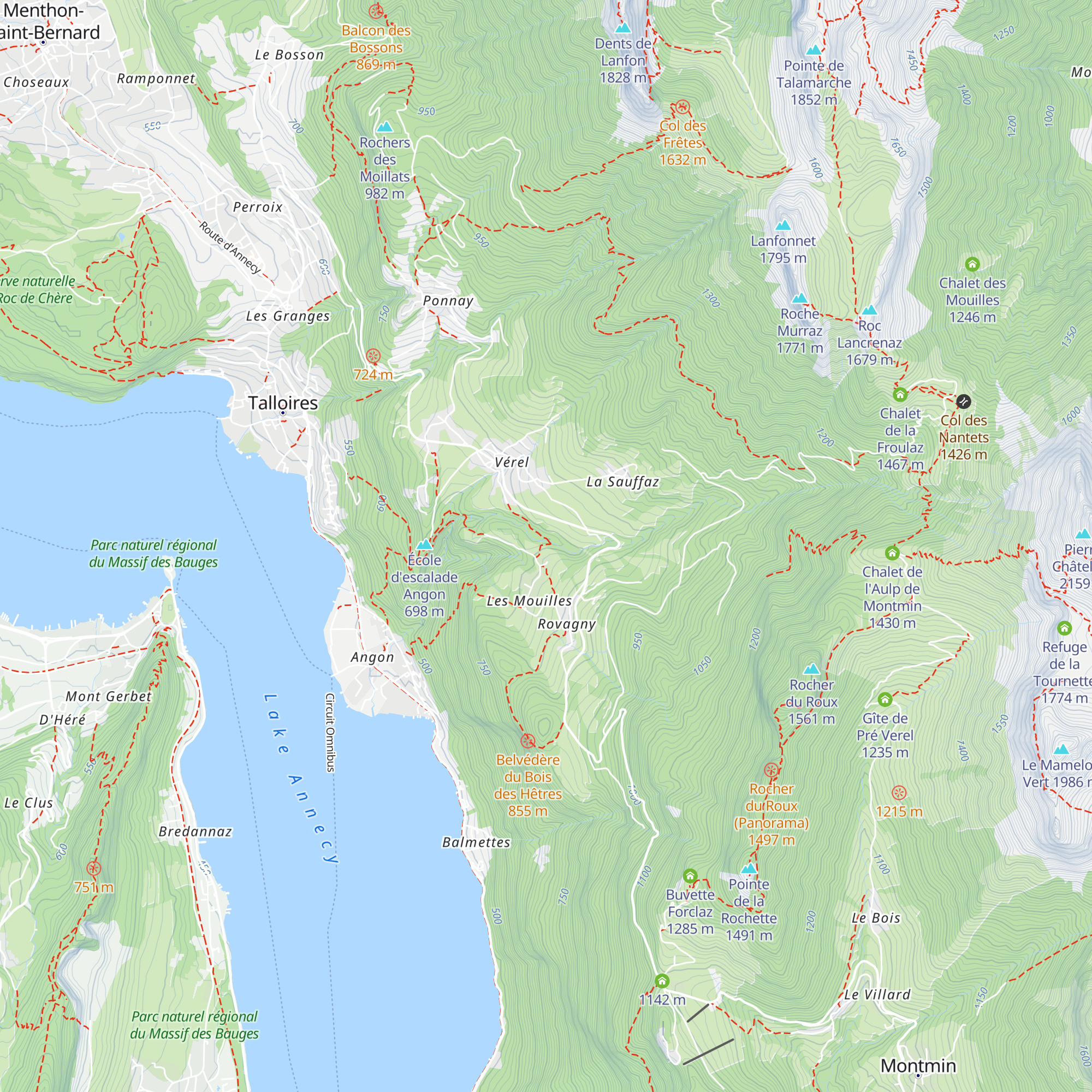 Cabane Nounours map