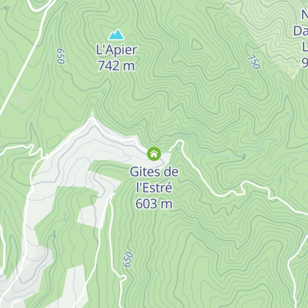 Map of Gites de l'Estré