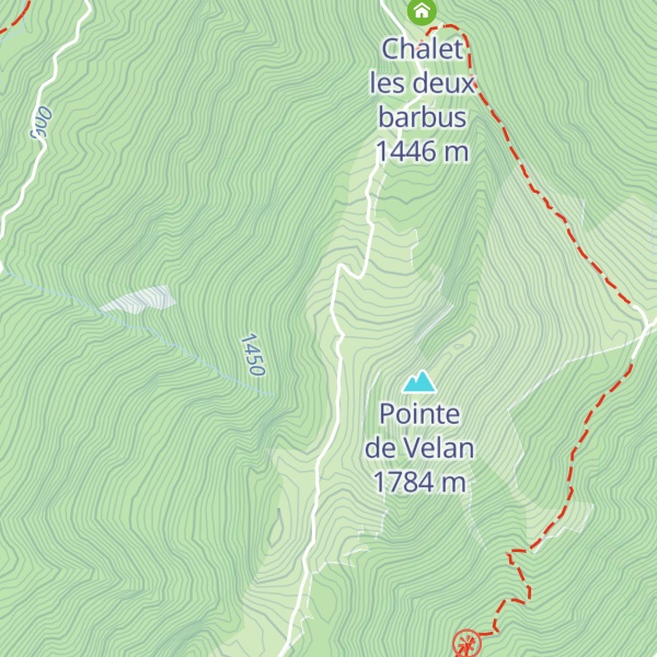 Map of Chalet de l'Eau Froide