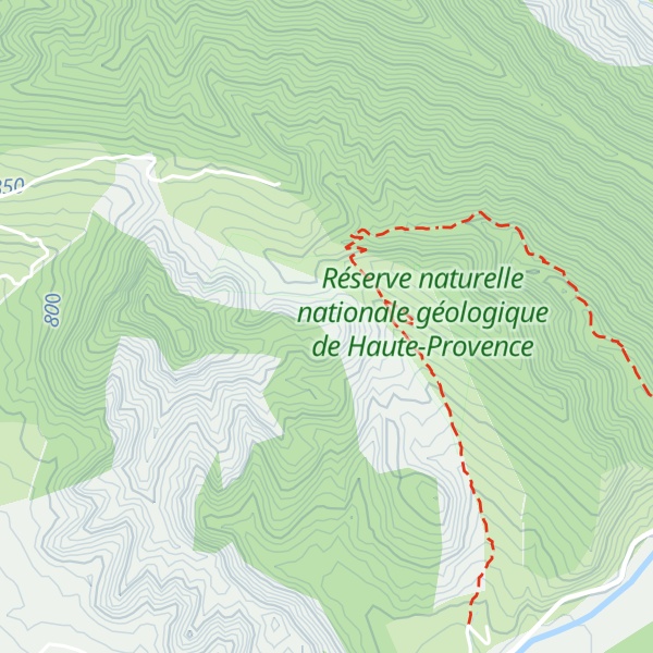 Map of Serre de Clastre