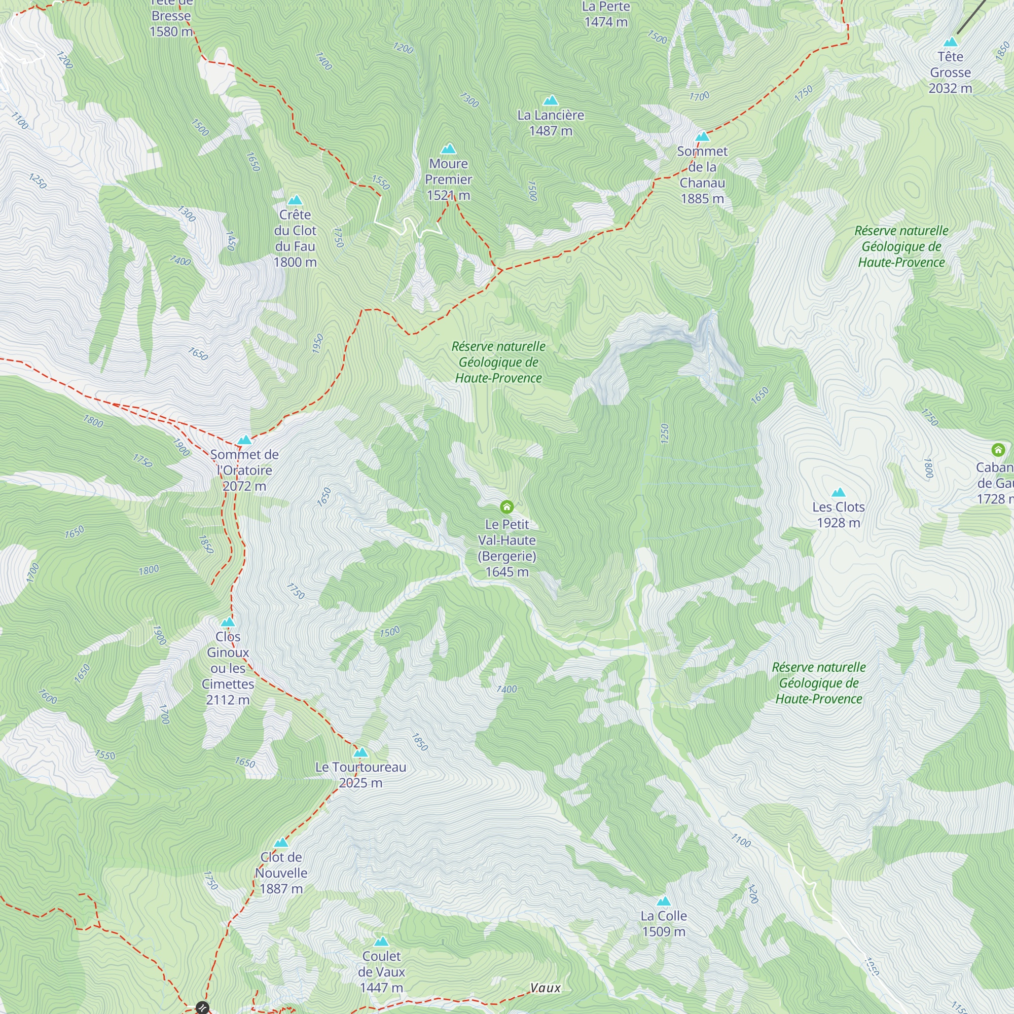 Le Petit Val-Haute (Bergerie) map
