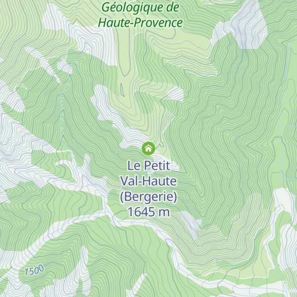 Map of Le Petit Val-Haute (Bergerie)