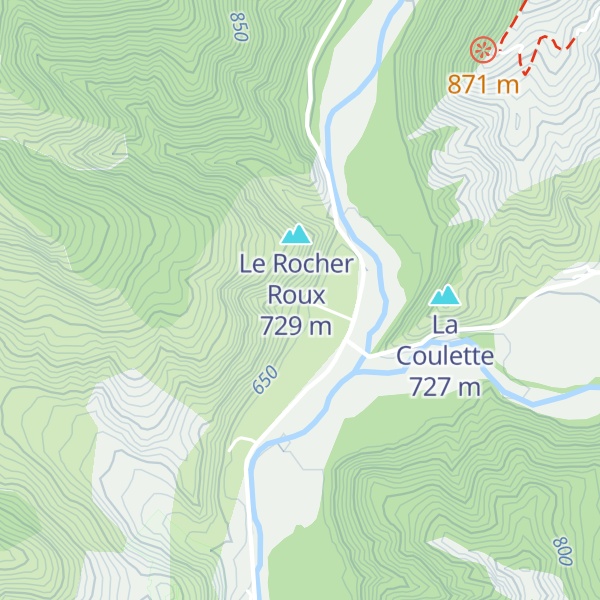 Map of Gîte des 3 Vallées