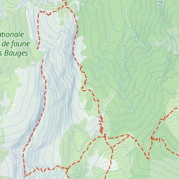 Map of Refuge de Bonverdan