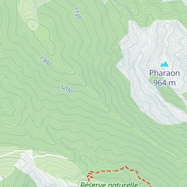 Map of Crête de Bélier