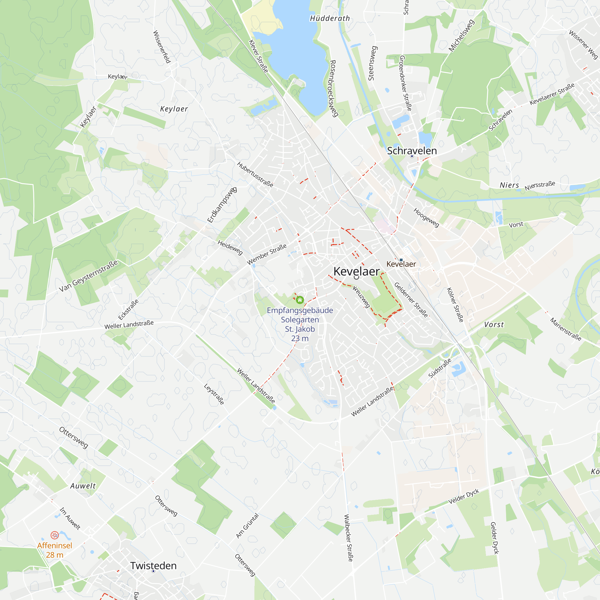 Empfangsgebäude Solegarten St. Jakob map