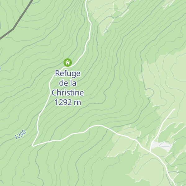 Map of Refuge de la Molasse
