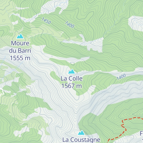 Map of La Colle