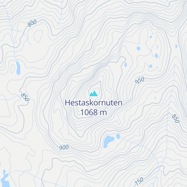 Map of Hestaskornuten