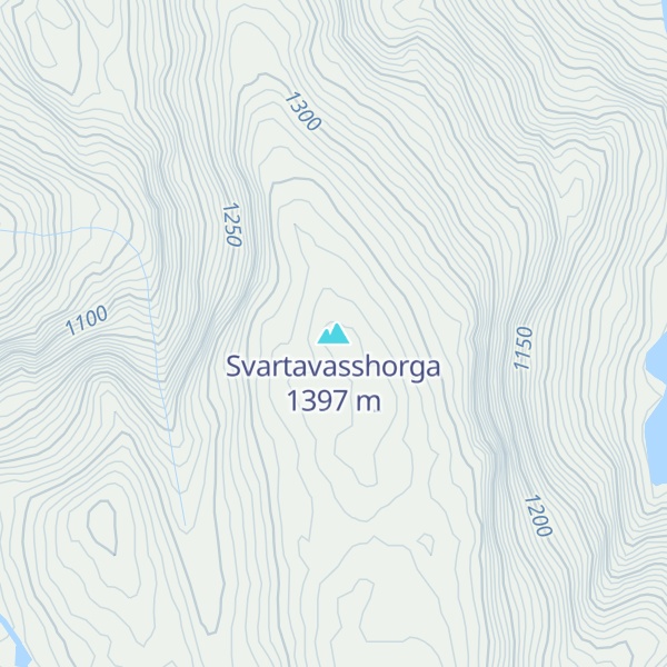 Map of Svartavasshorga