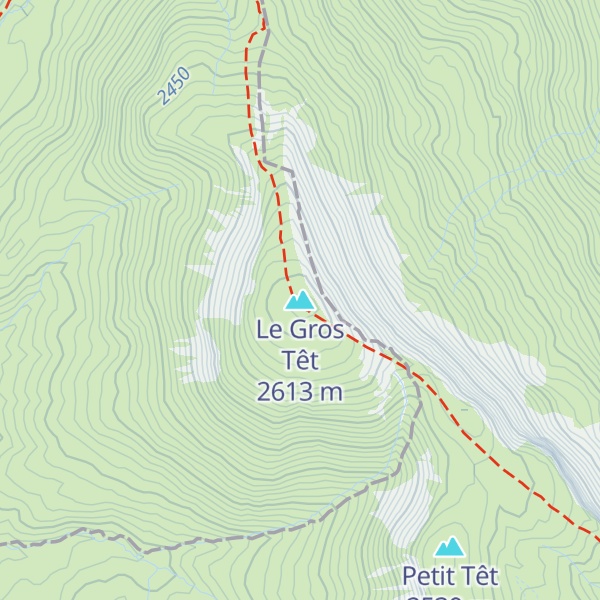 Map of Le Gros Têt