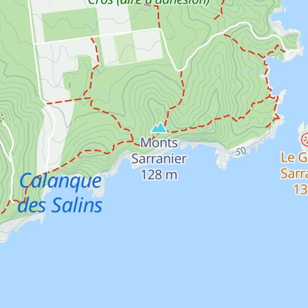 Map of Le gros mur du Sud