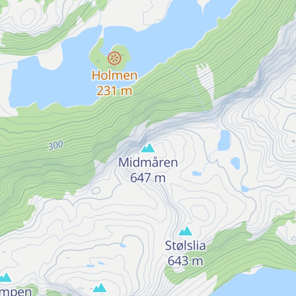 Map of Midmåren
