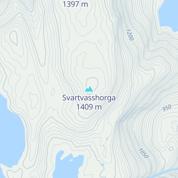Map of Svartvasshorga