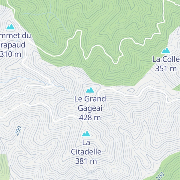 Map of Le Grand Gageai