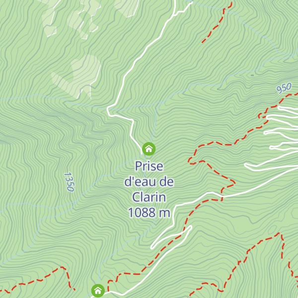 Map of Prise d'eau de Clarin