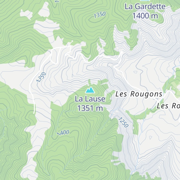Map of La Lause