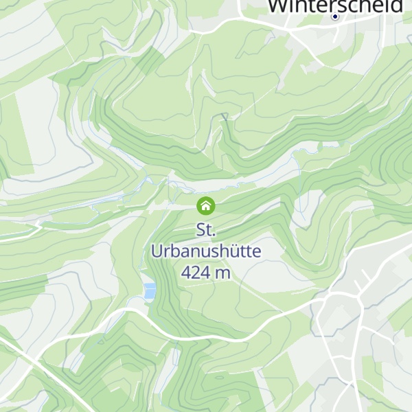 Map of St. Urbanushütte