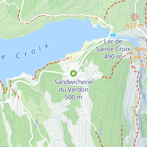 Map of Sandwicherie du Verdon