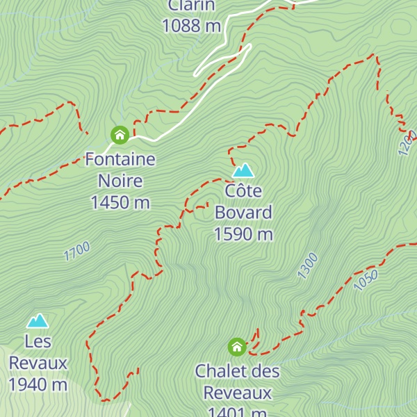 Map of Chalet du Poste Optique