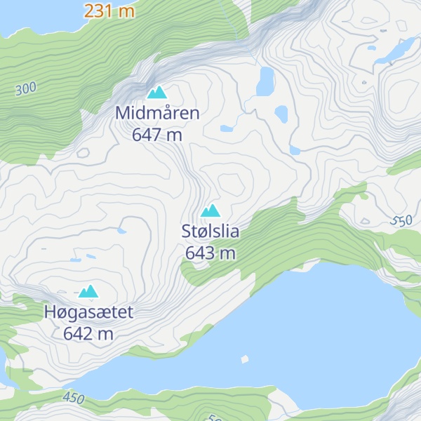 Map of Stølslia
