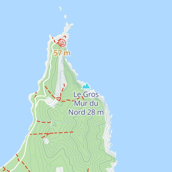 Map of Le Gros Mur du Nord