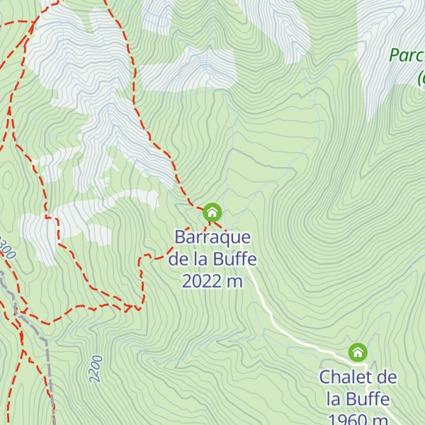 Map of Barraque de la Buffe