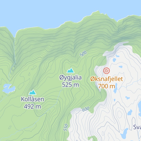 Map of Øygjalia