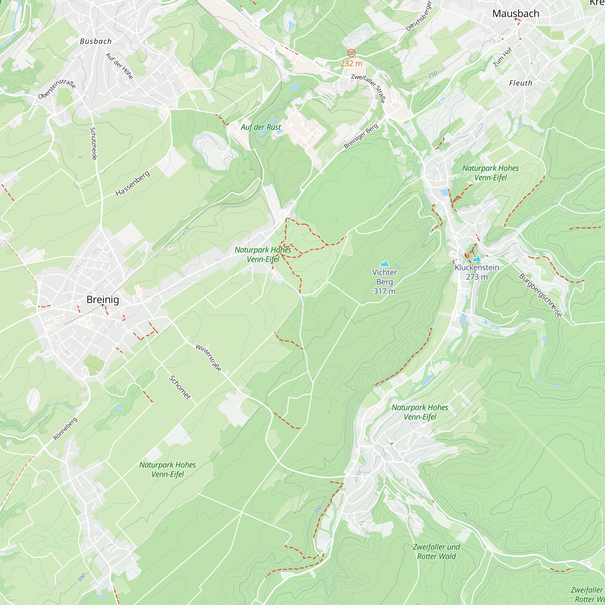 Rita-Hütte map