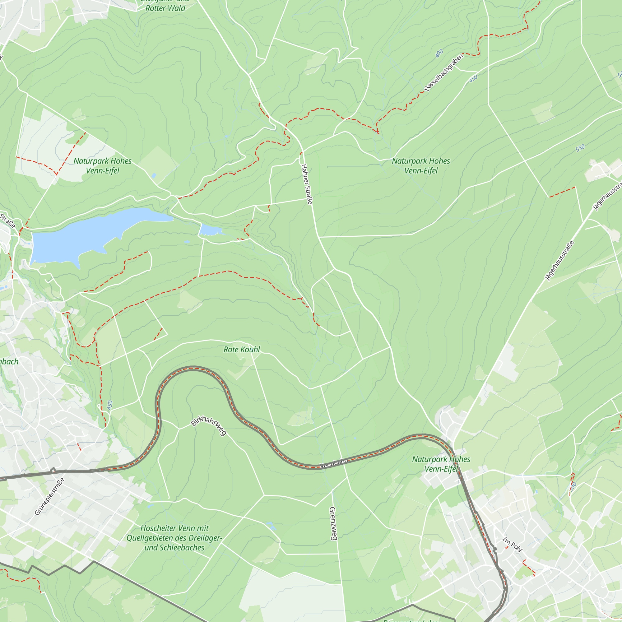 Dreilägerbach-Hütte map