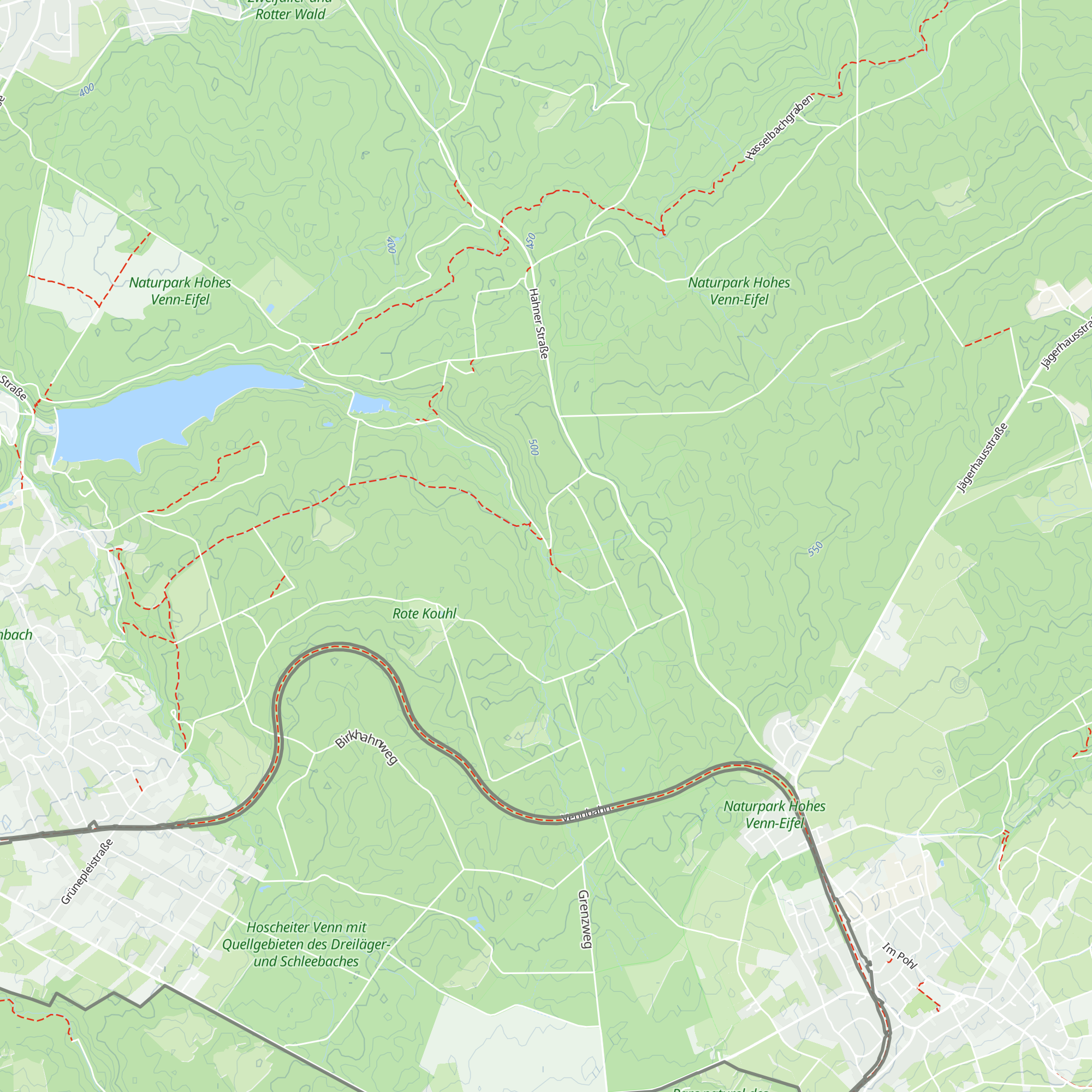 Dreilägerbach-Hütte map