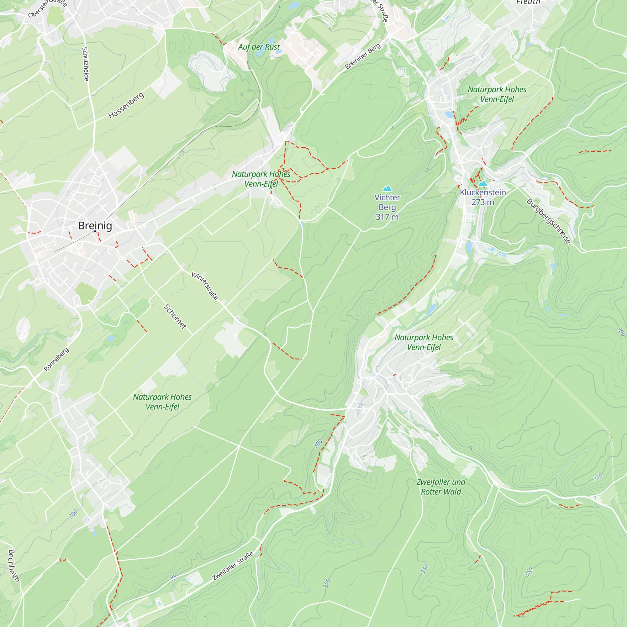 Martinshütte map