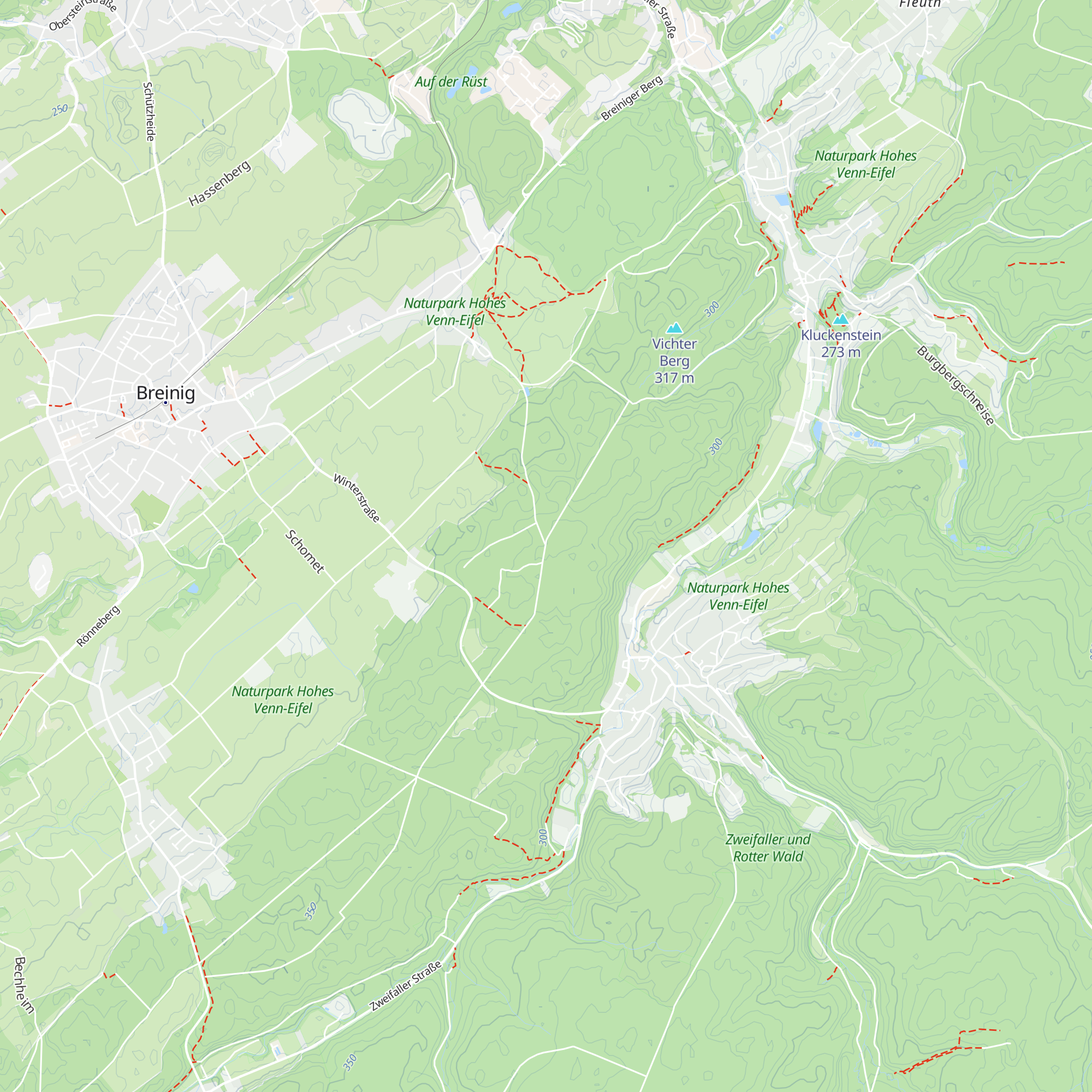 Martinshütte map
