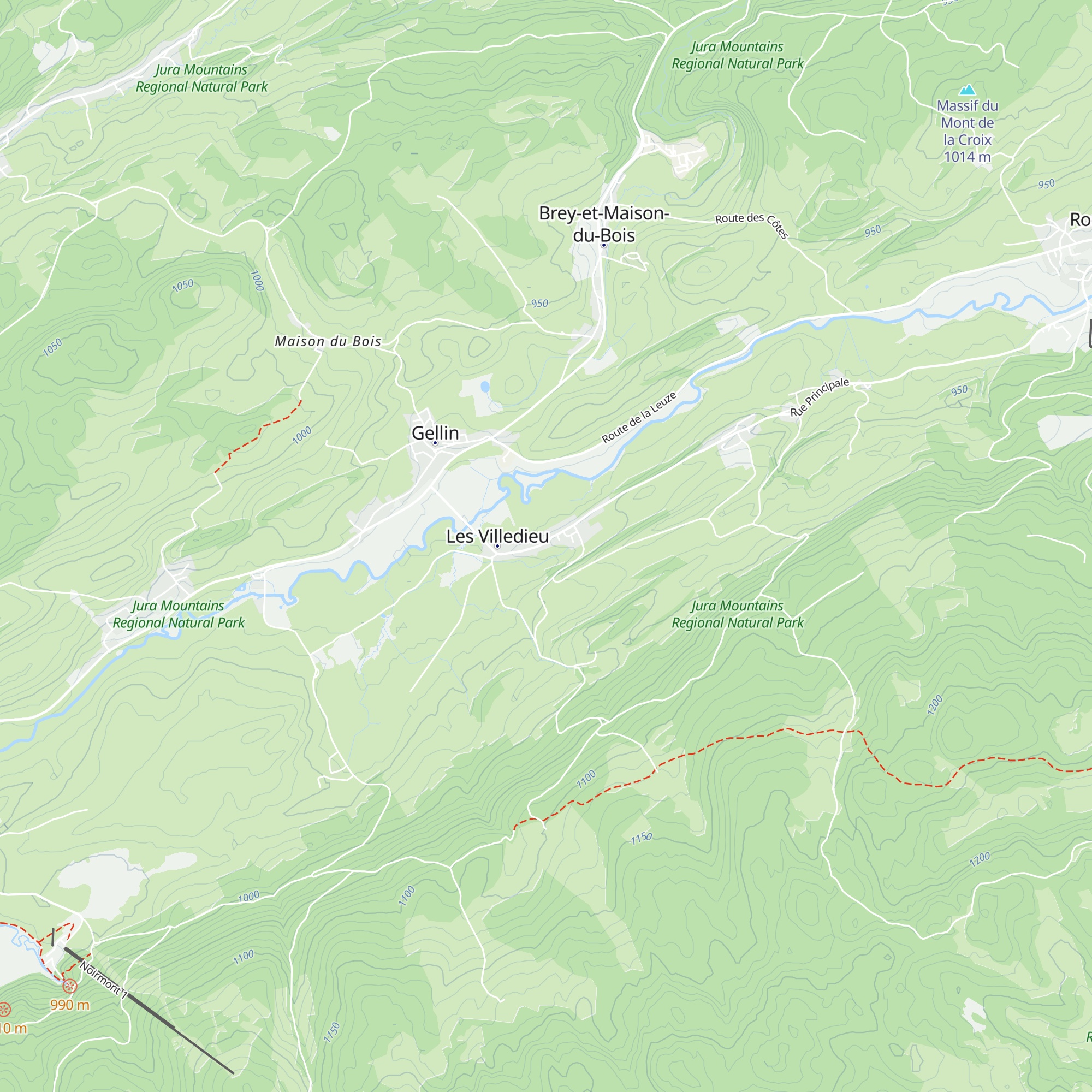 Gîte d'Elise et Seb map