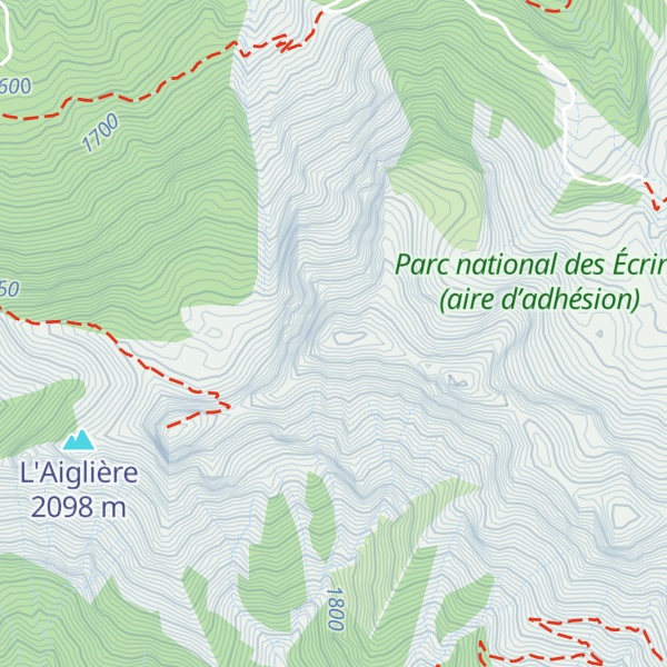 Map of L'Aiguille