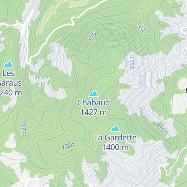 Map of Chabaud